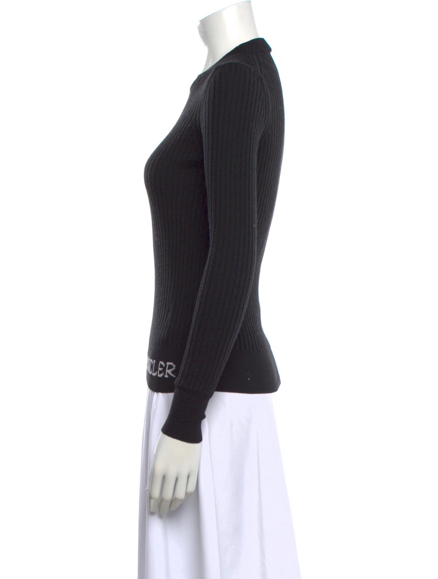 Moncler Virgin Wool Mock Neck Sweater