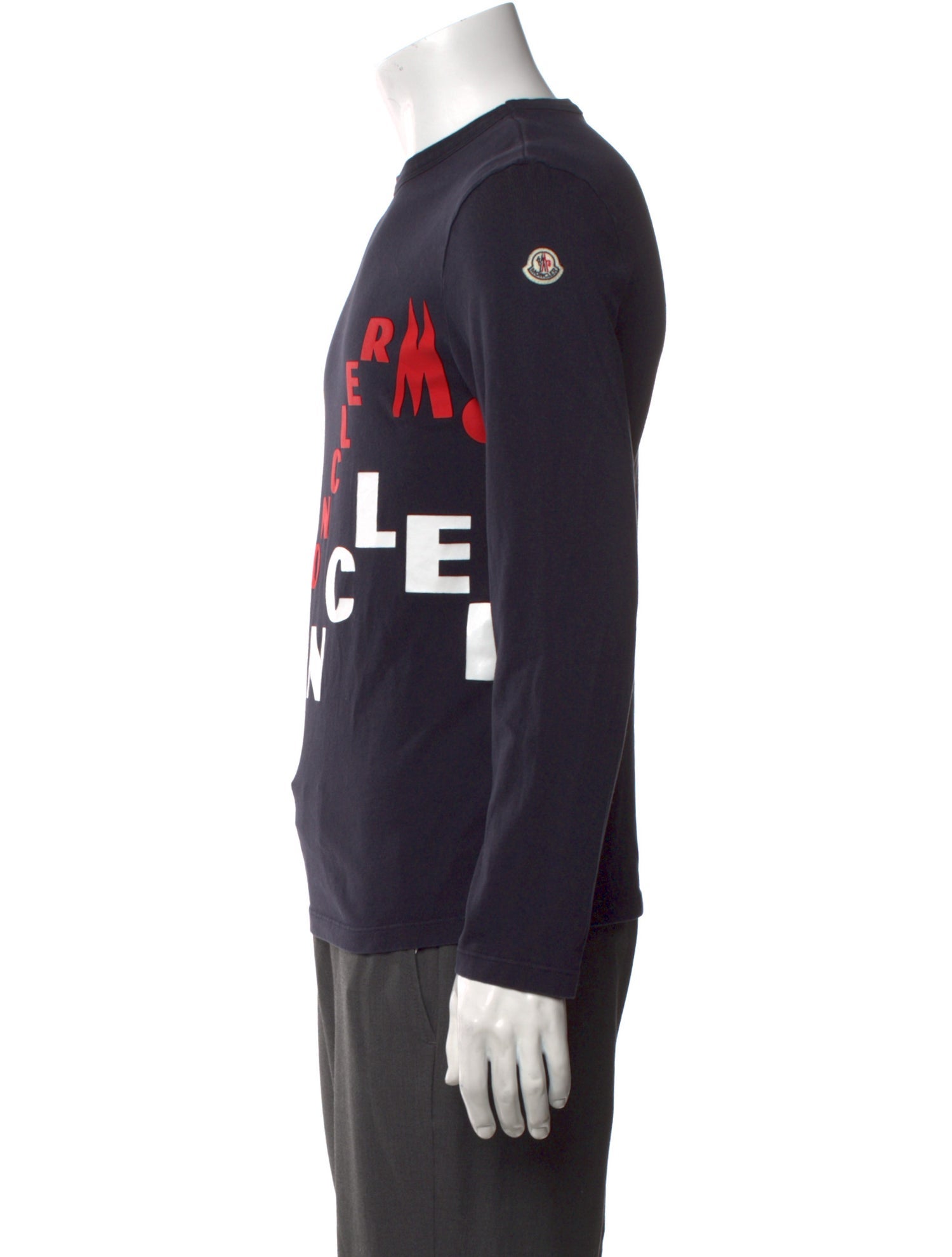 Moncler Graphic Print Crew Neck T-Shirt