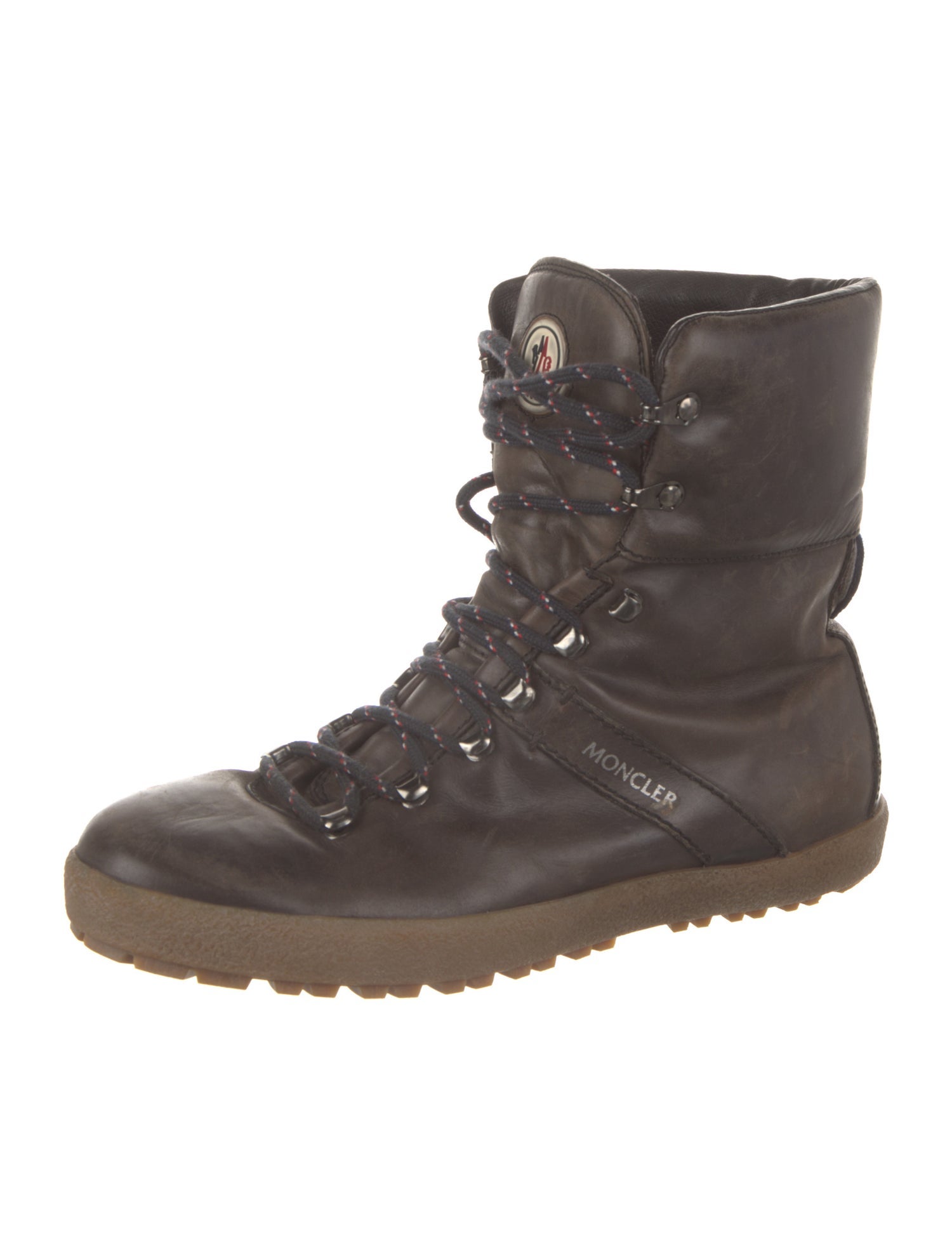 Moncler Leather Hiking Boots