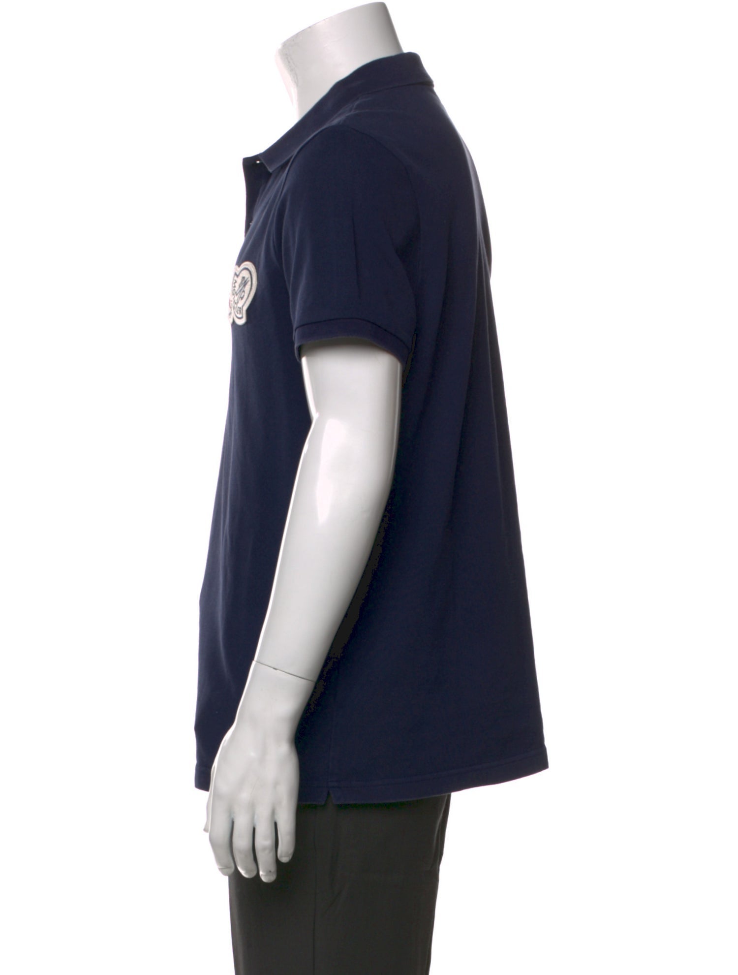 Moncler Collar Short Sleeve Polo Shirt