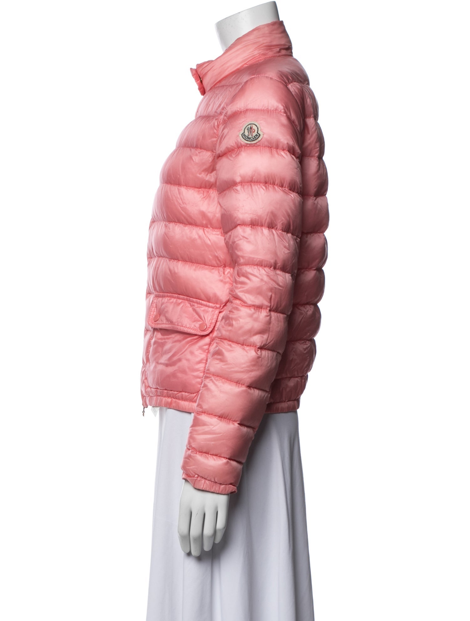 Moncler Auburn Down Bomber Jacket - Blue Outerwear, Clothing