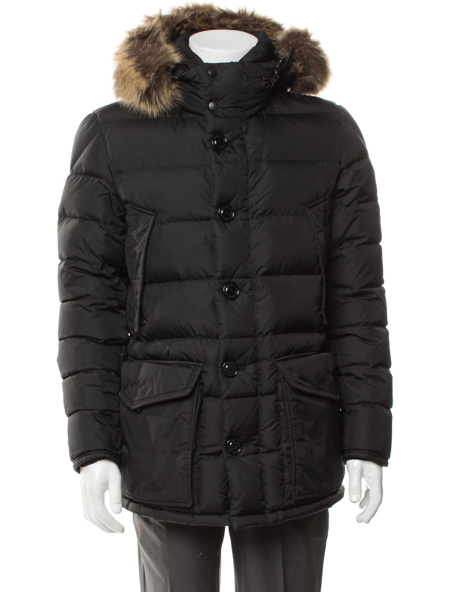 モンクレールダウン　アルフレッド ALFRED MONCLER BLACK Moncler Alfred Reversible Puffer Coat - Black Outerwear, Clothing