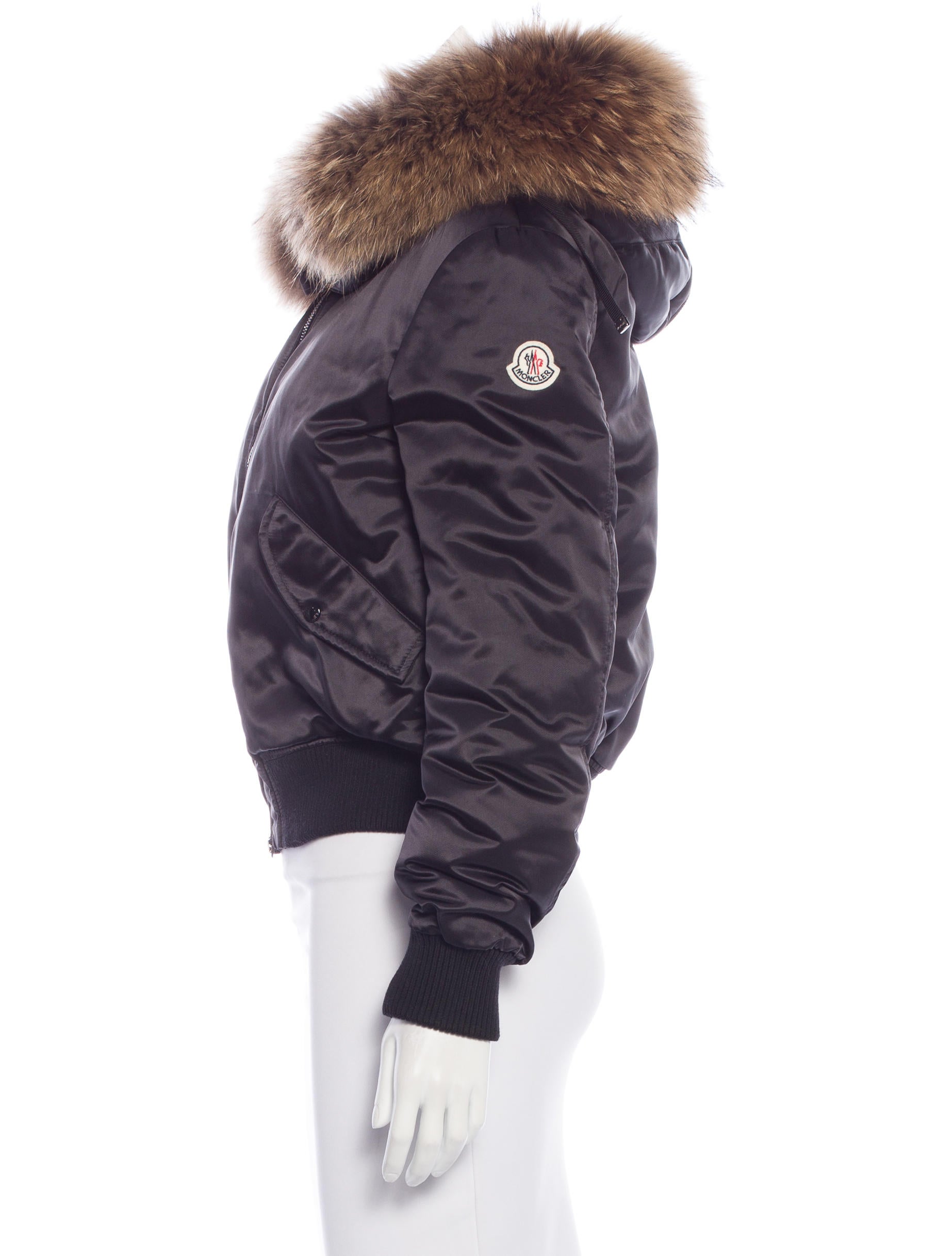 Moncler Eulimene Aviator Jacket - Black Casual, Jackets - MOC24485 