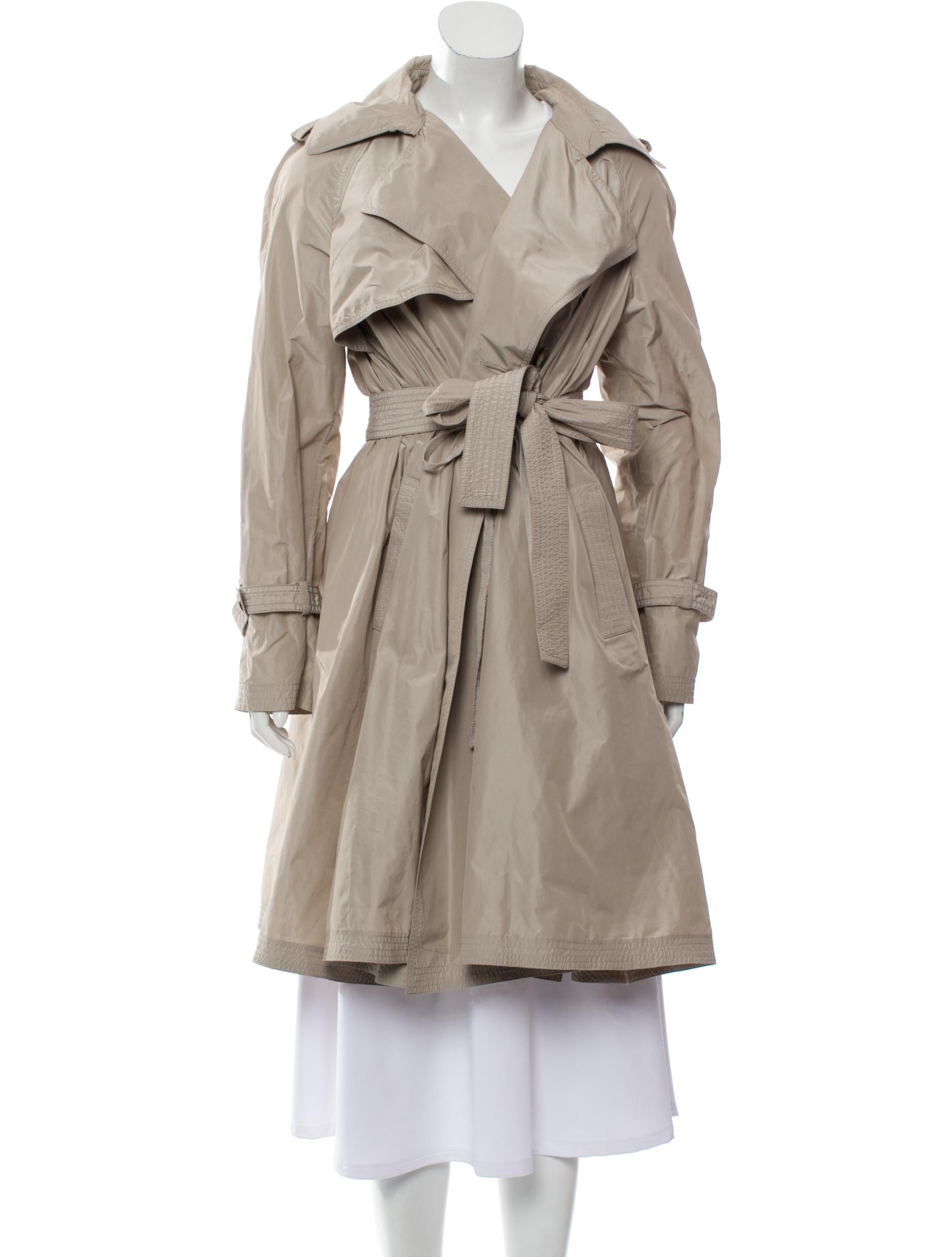 トレンチコート MONCLER Trench coats MONCLER vintage tan double breasted belted trench coat 1/S