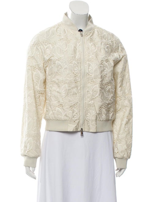 Moncler Eyelet Bomber Jacket
