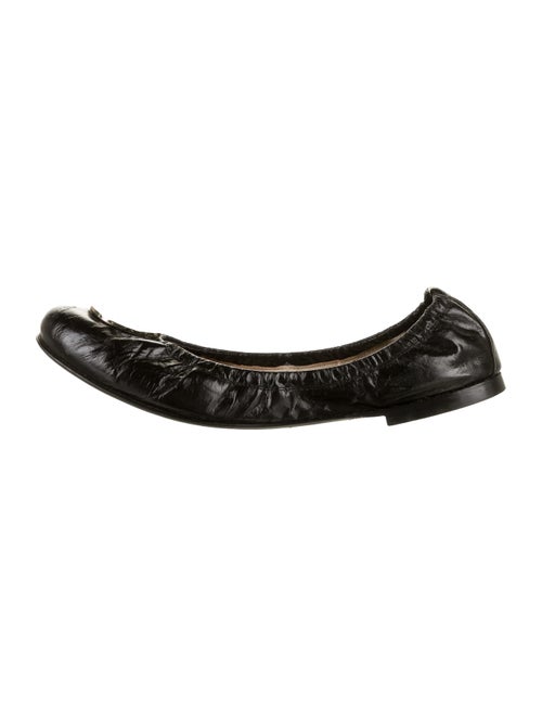 Moncler Logo Ballet Flats Black