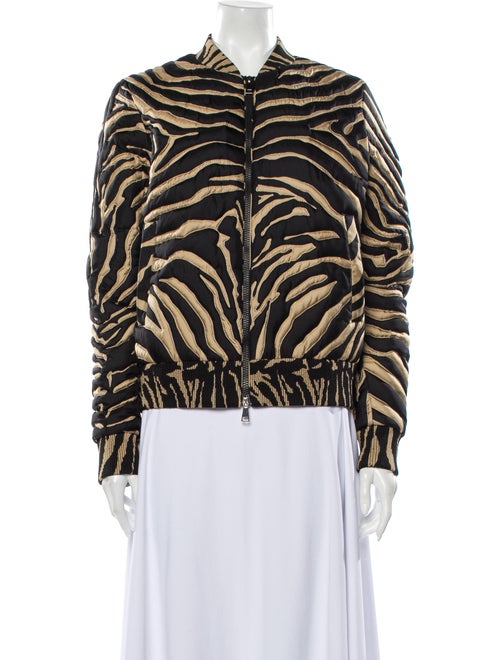 Moncler Zebra Silk Bomber Jacket