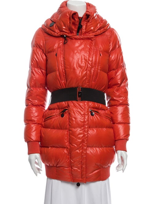 Moncler Down Coat Orange