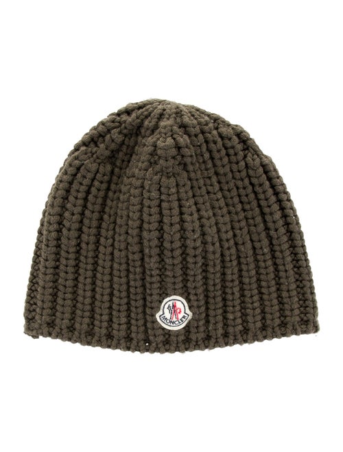 Moncler Wool Knit Beanie green