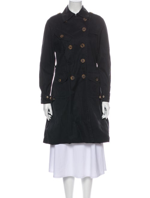 Moncler Trench Coat Blue