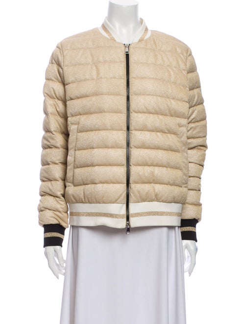 Moncler Down Jacket Metallic