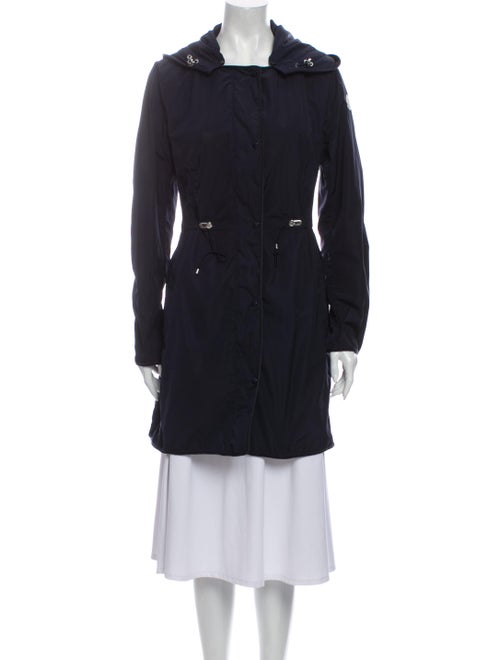 Moncler Trench Coat Blue