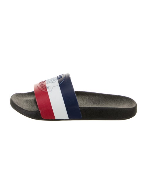 Moncler Basile Tricolore Pool Slides Rubber Slides