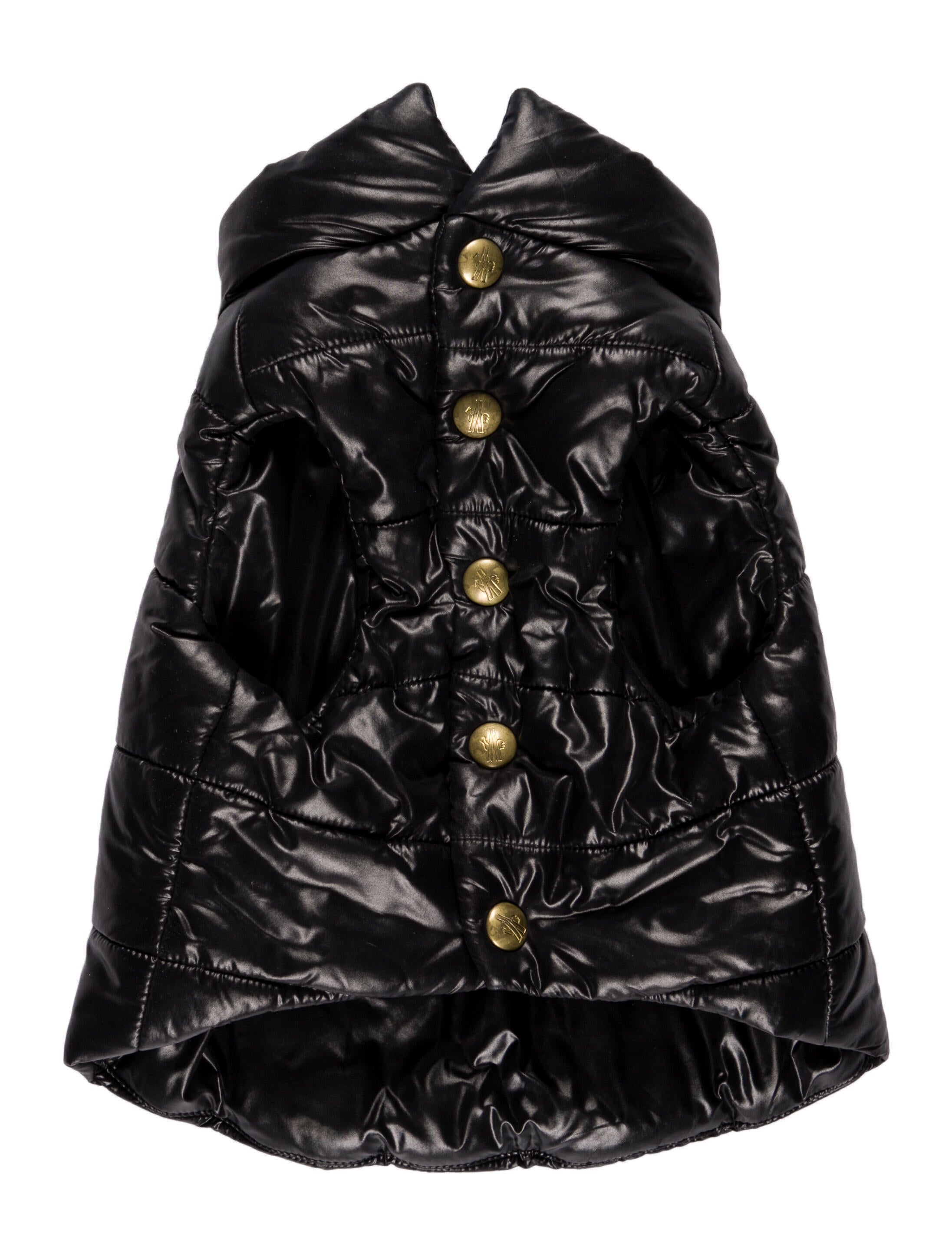 Moncler x Poldo Quilted Dog Vest w/ Tags Black Pet Accessories, Decor