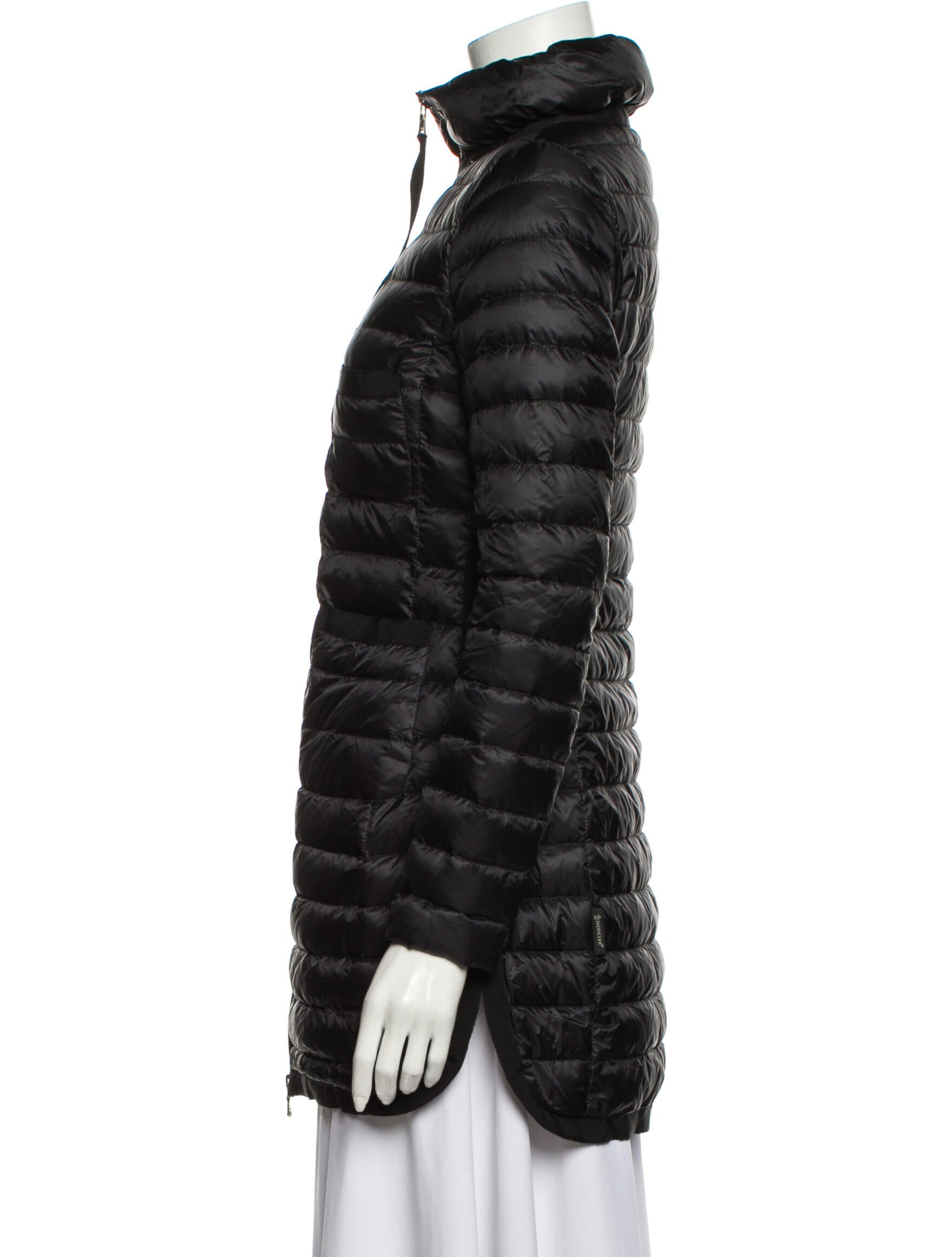Moncler Down Coat - Black Coats, Clothing - MOC60984 | The RealReal