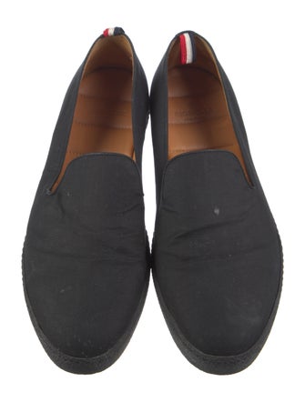 Moncler Satin Boat Shoes