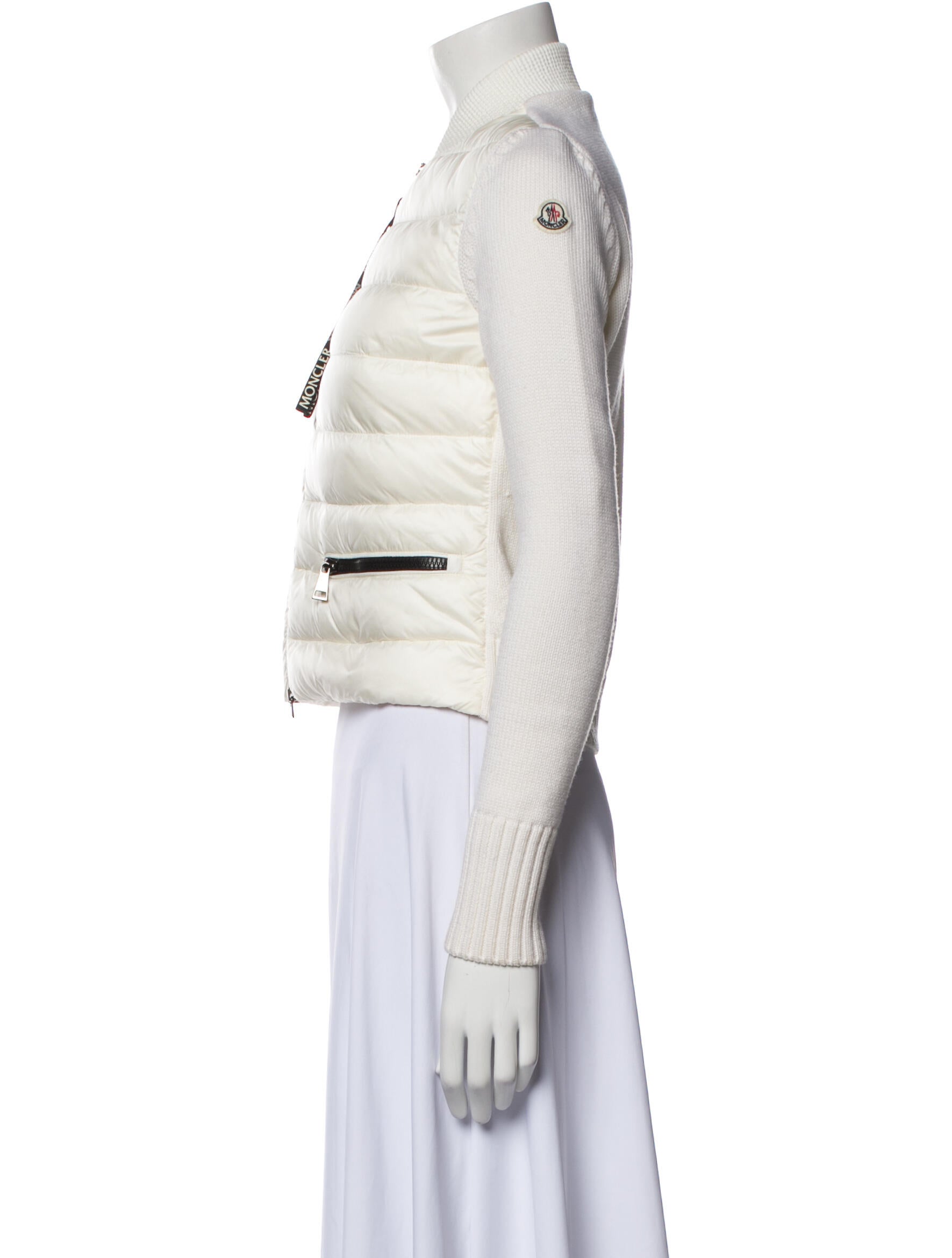 Moncler Down Jacket Neutrals Jackets, Clothing MOC86914 The RealReal