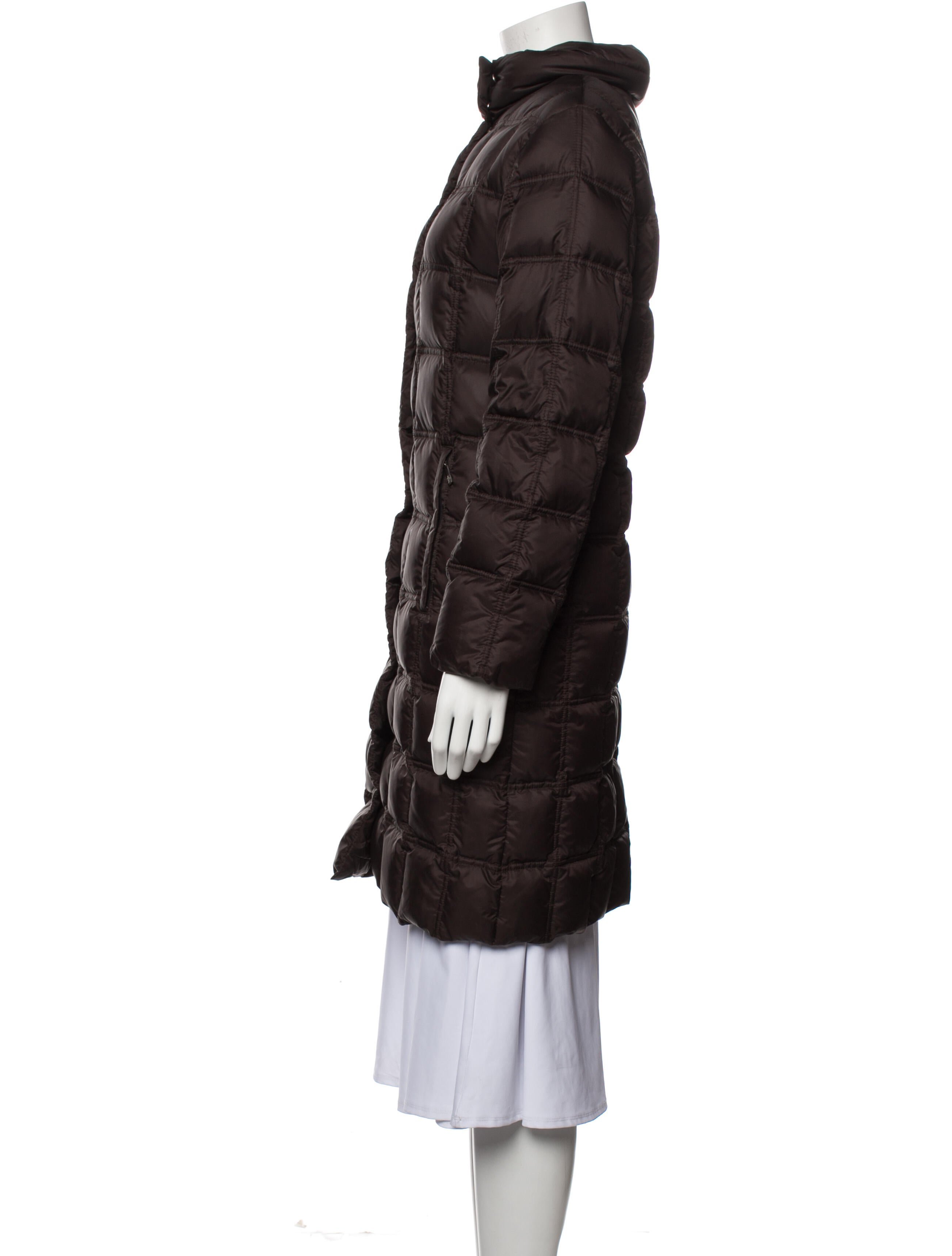 Moncler Down Coat Brown Coats, Clothing MOC88518 The RealReal