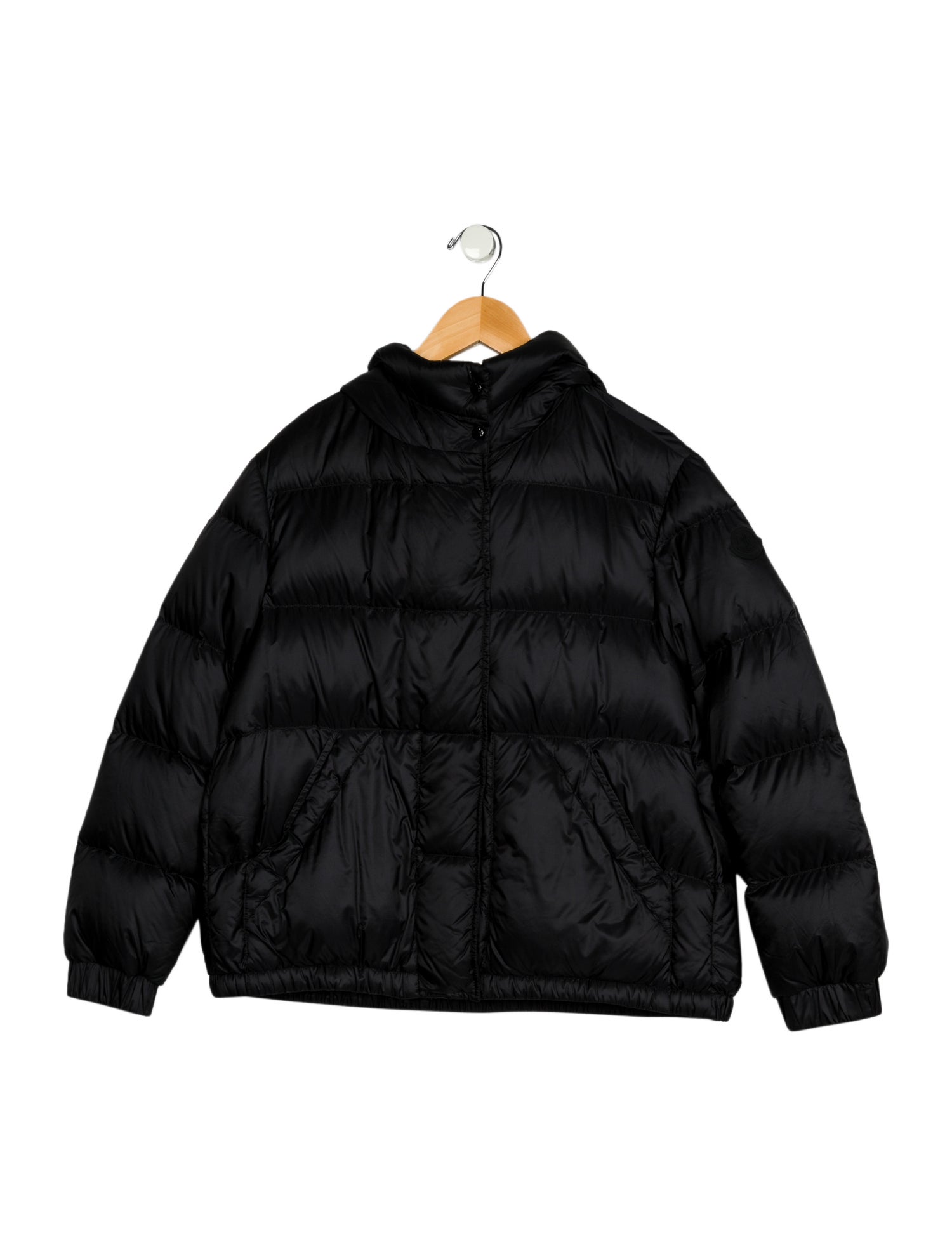 Moncler Girls' Down Puffer Jacket w/ Tags - Black Sizes 7-16
