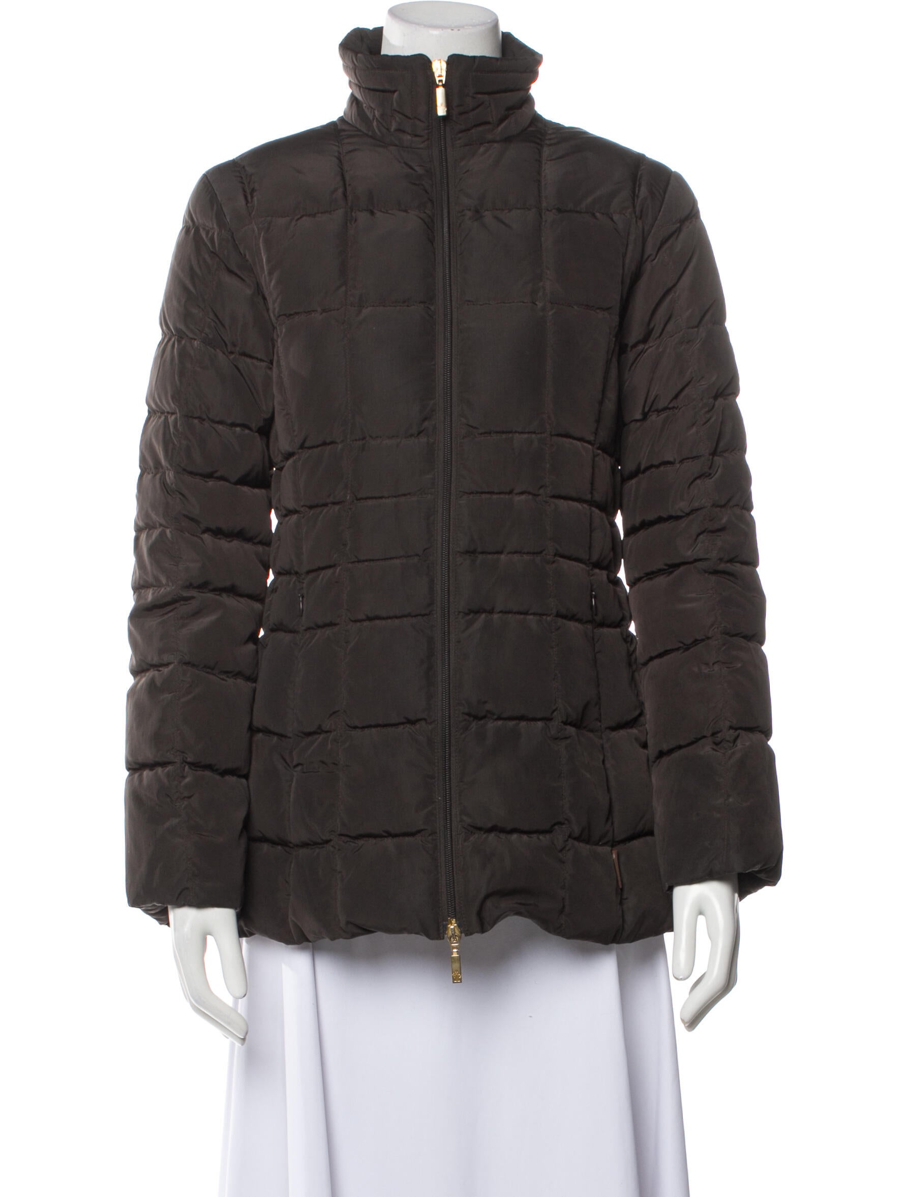 Moncler Vintage Down Jacket Brown Jackets, Clothing MOC89487 The