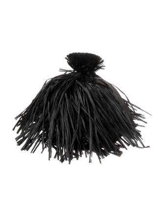 Moncler Monlcer Straw Fringe Hat