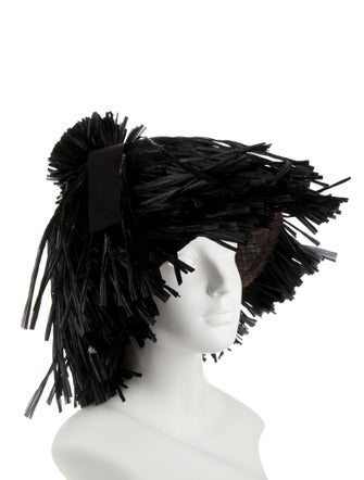 Moncler Monlcer Straw Fringe Hat