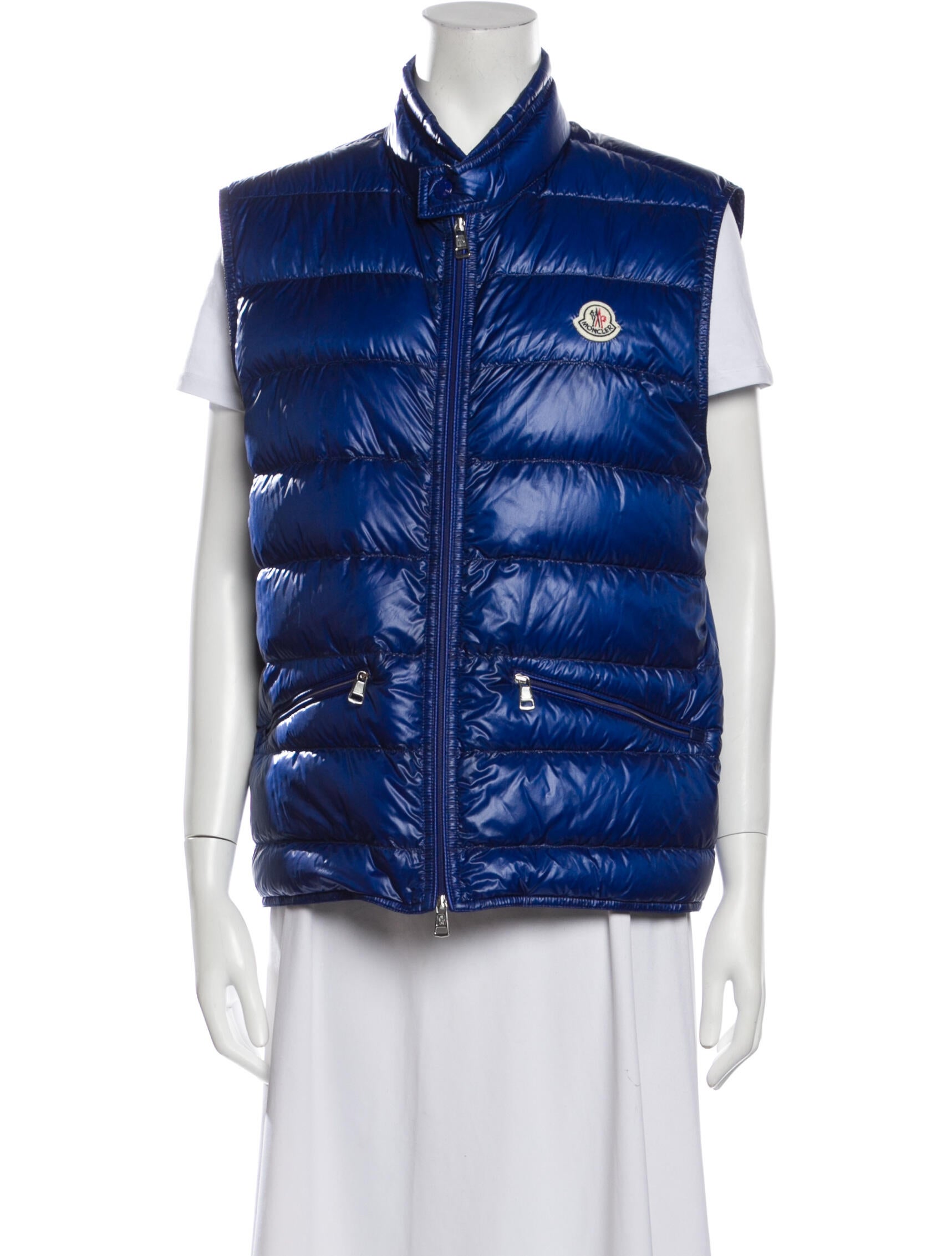 Moncler Vest Blue Outerwear, Clothing MOC92492 The RealReal