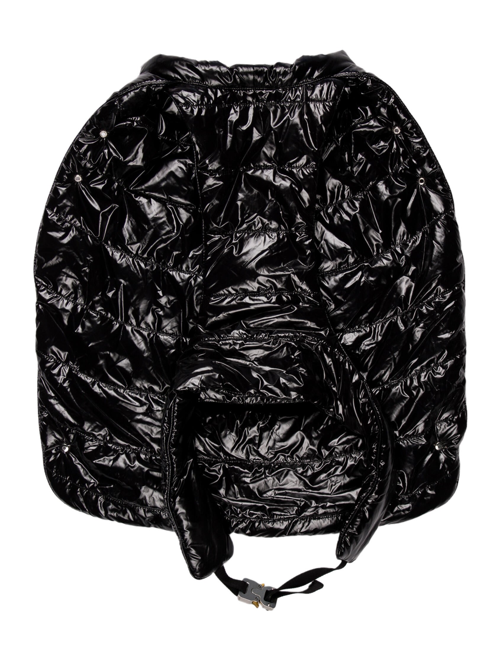 Moncler x Poldo Puffer Dog Coat and Harness w/ Tags Black Pet