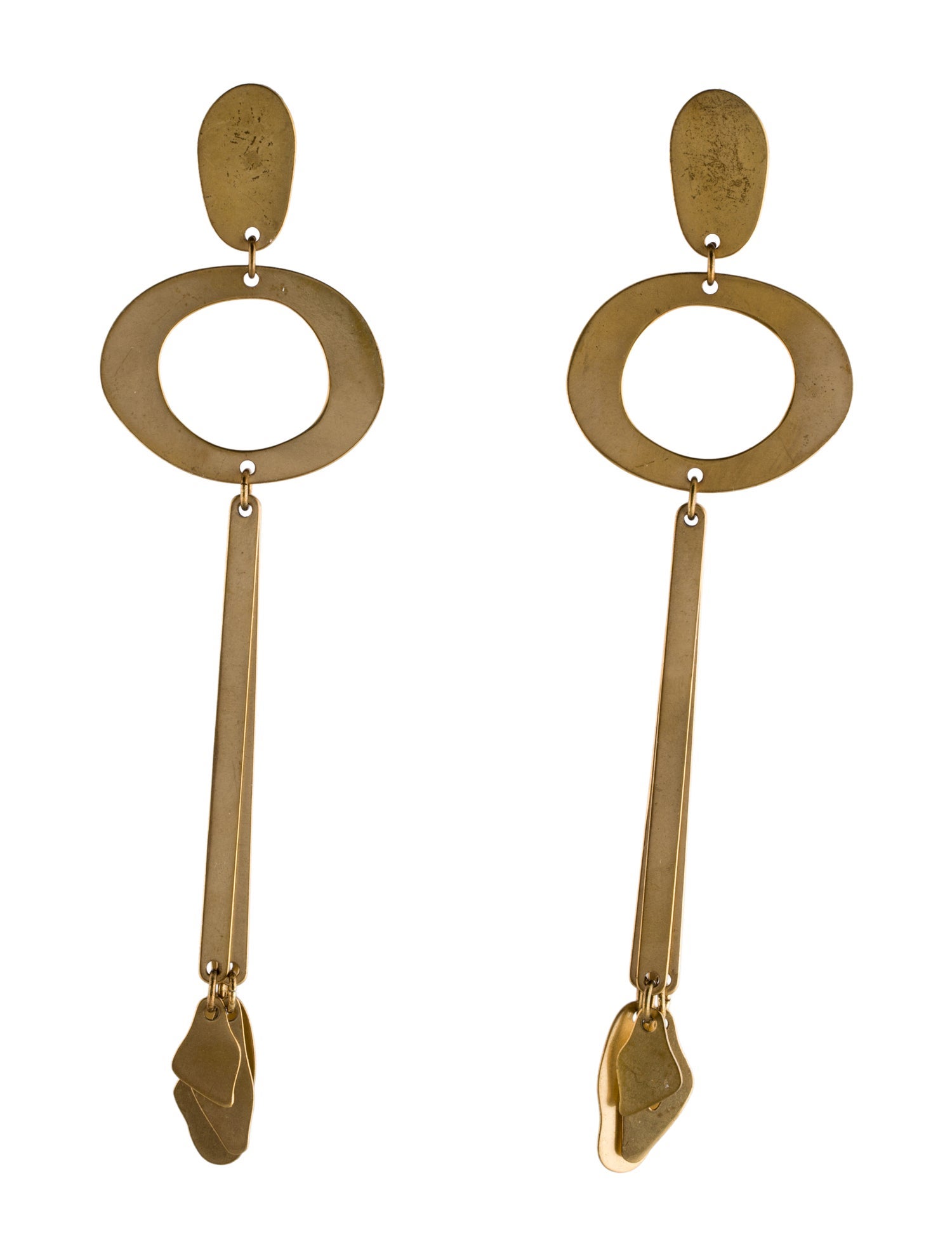 Modern Weaving Drop Earrings