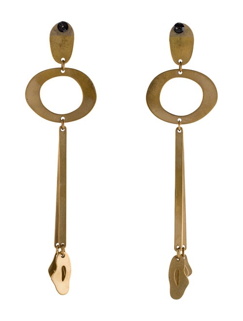 Modern Weaving Drop Earrings