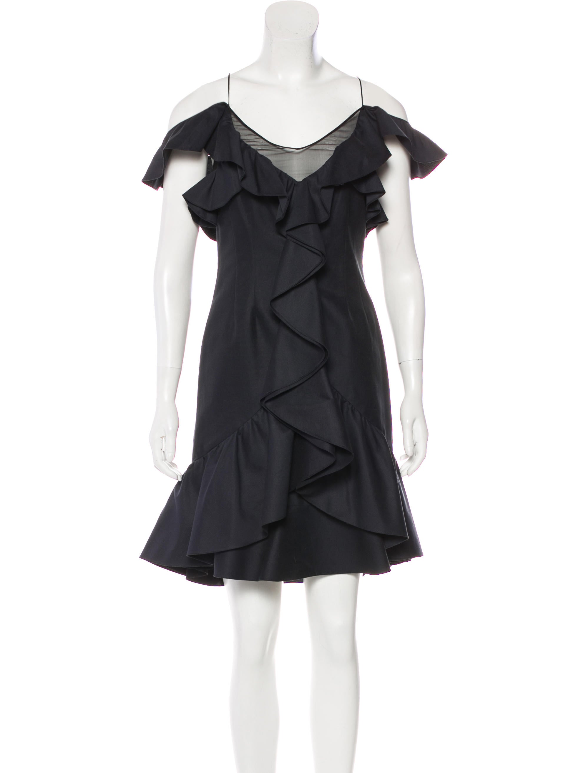 Monique Lhuillier Sleeveless Knee-Length Dress