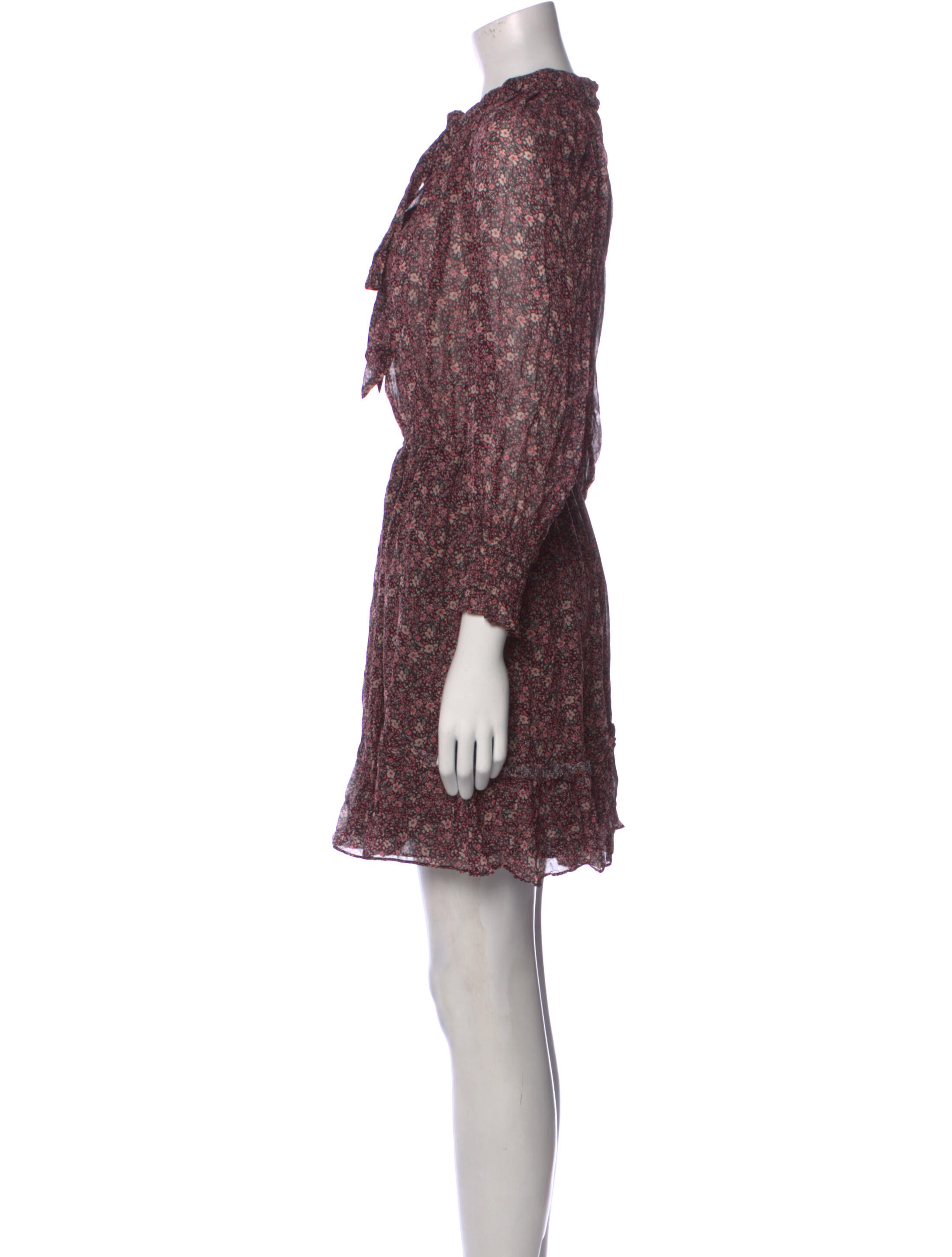 Monique Lhuillier Floral Print Mini Dress w/ Tags
