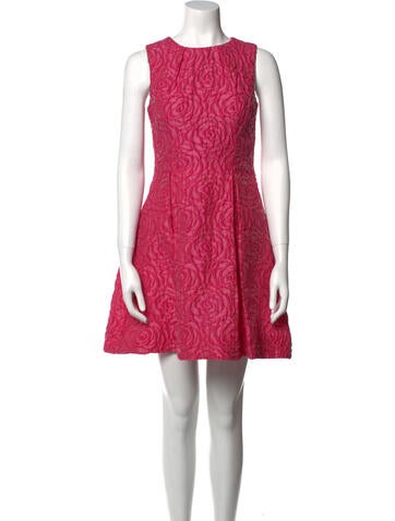 Monique Lhuillier Dresses Crew Neck Mini Dress US 2 | XS