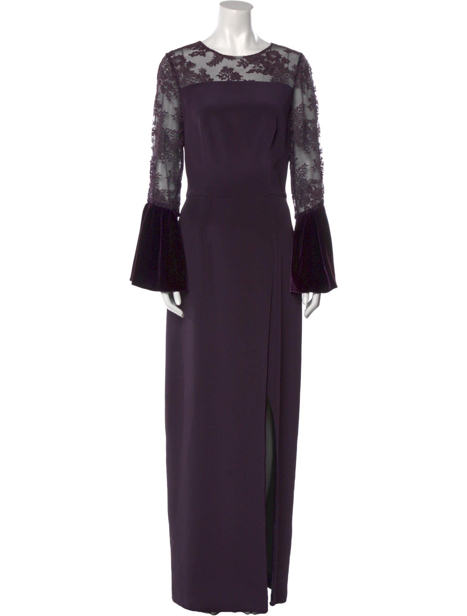 Monique Lhuillier Silk Long Dress