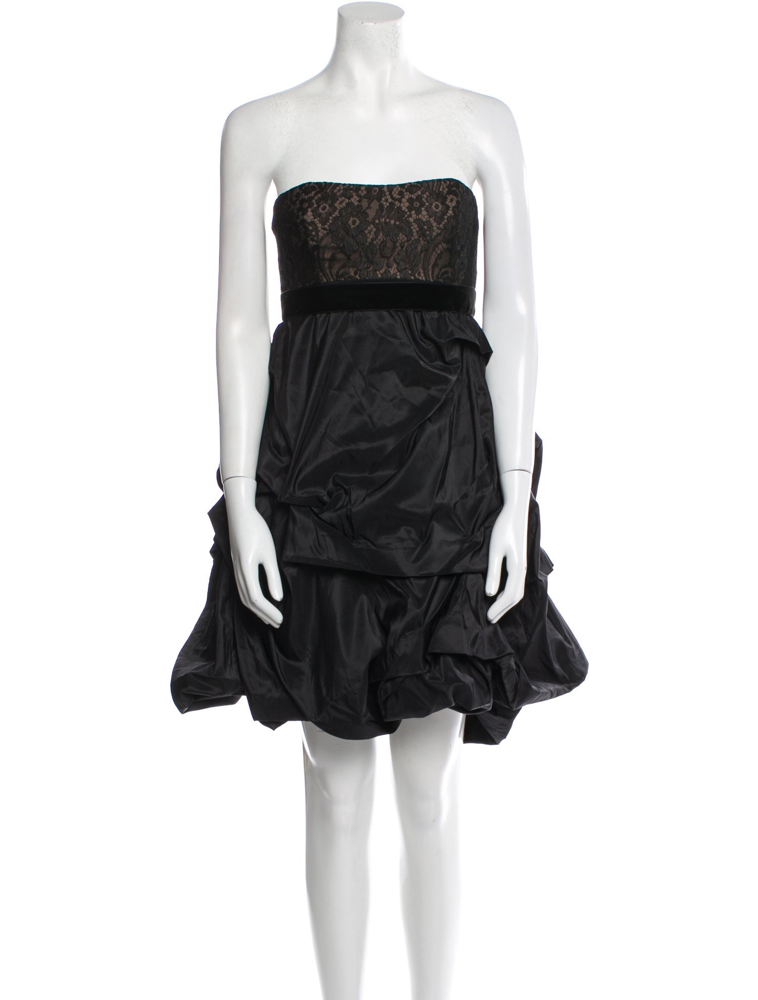 Monique Lhuillier Silk Mini Dress