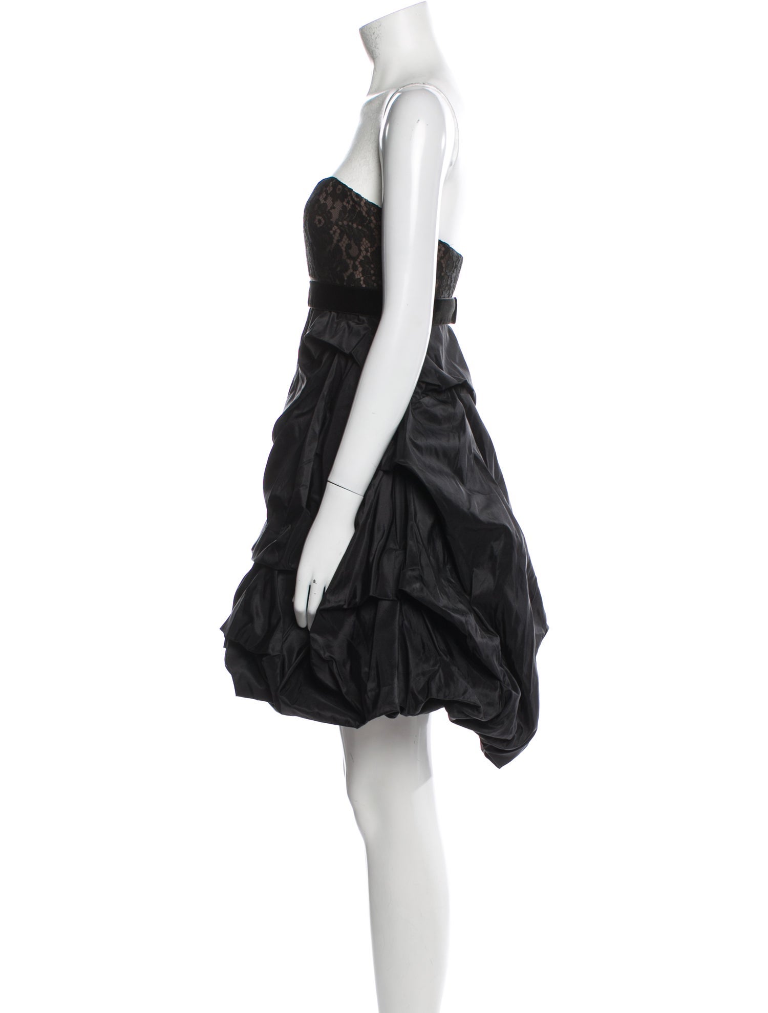 Monique Lhuillier Silk Mini Dress