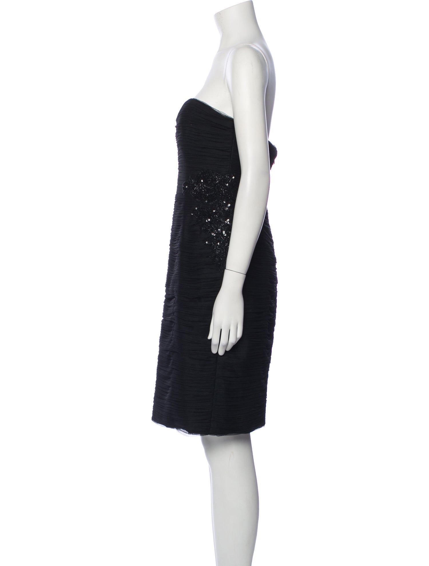 Monique Lhuillier Strapless Mini Dress