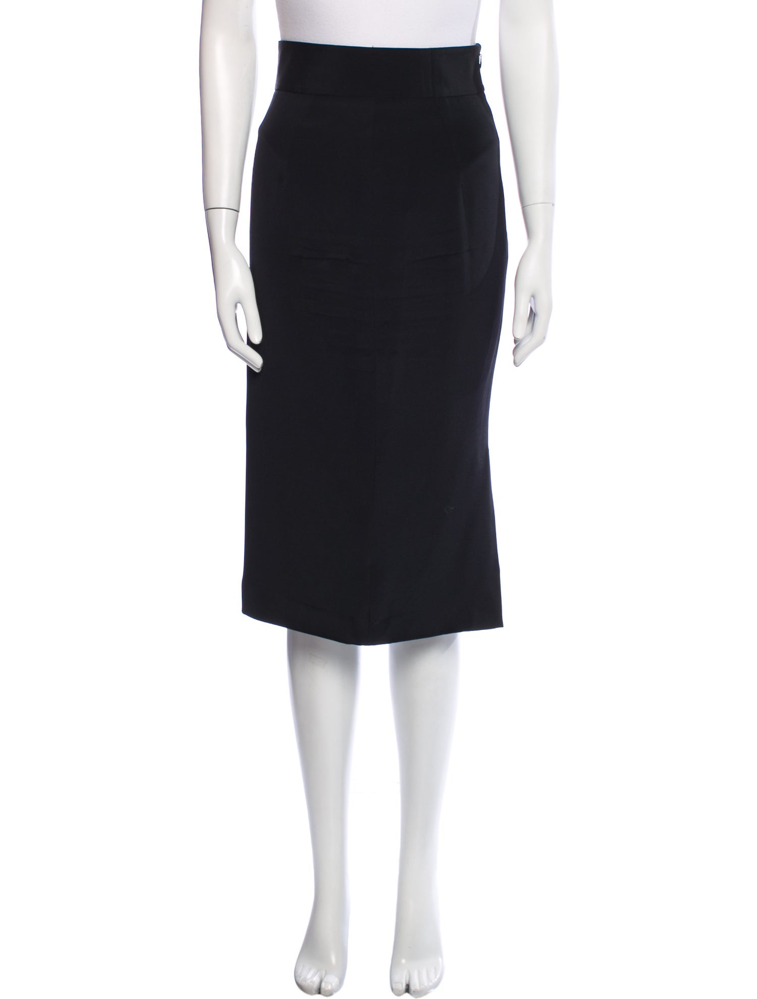 Monique Lhuillier Silk Knee-Length Skirt