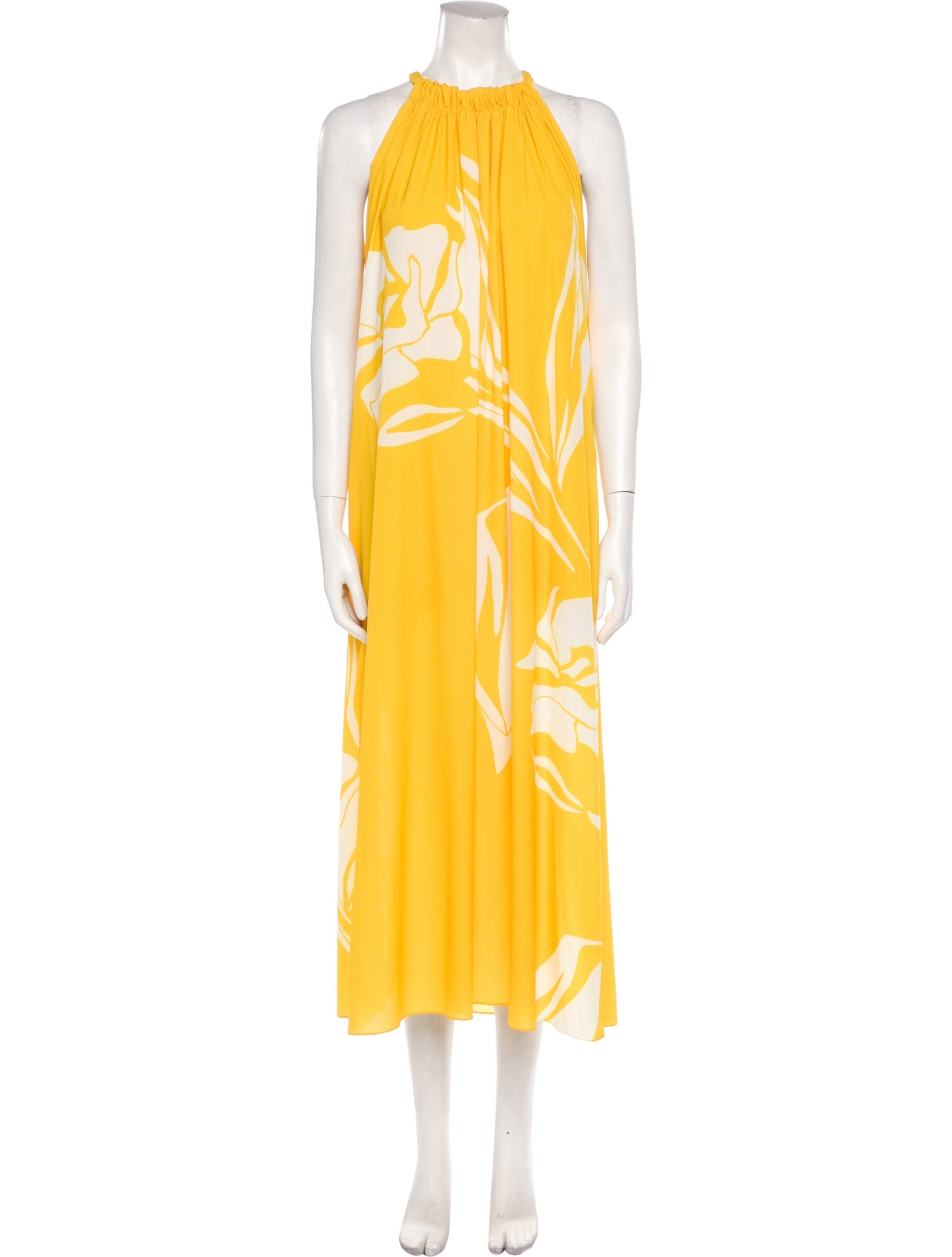 Monique Lhuillier Printed Midi Length Dress