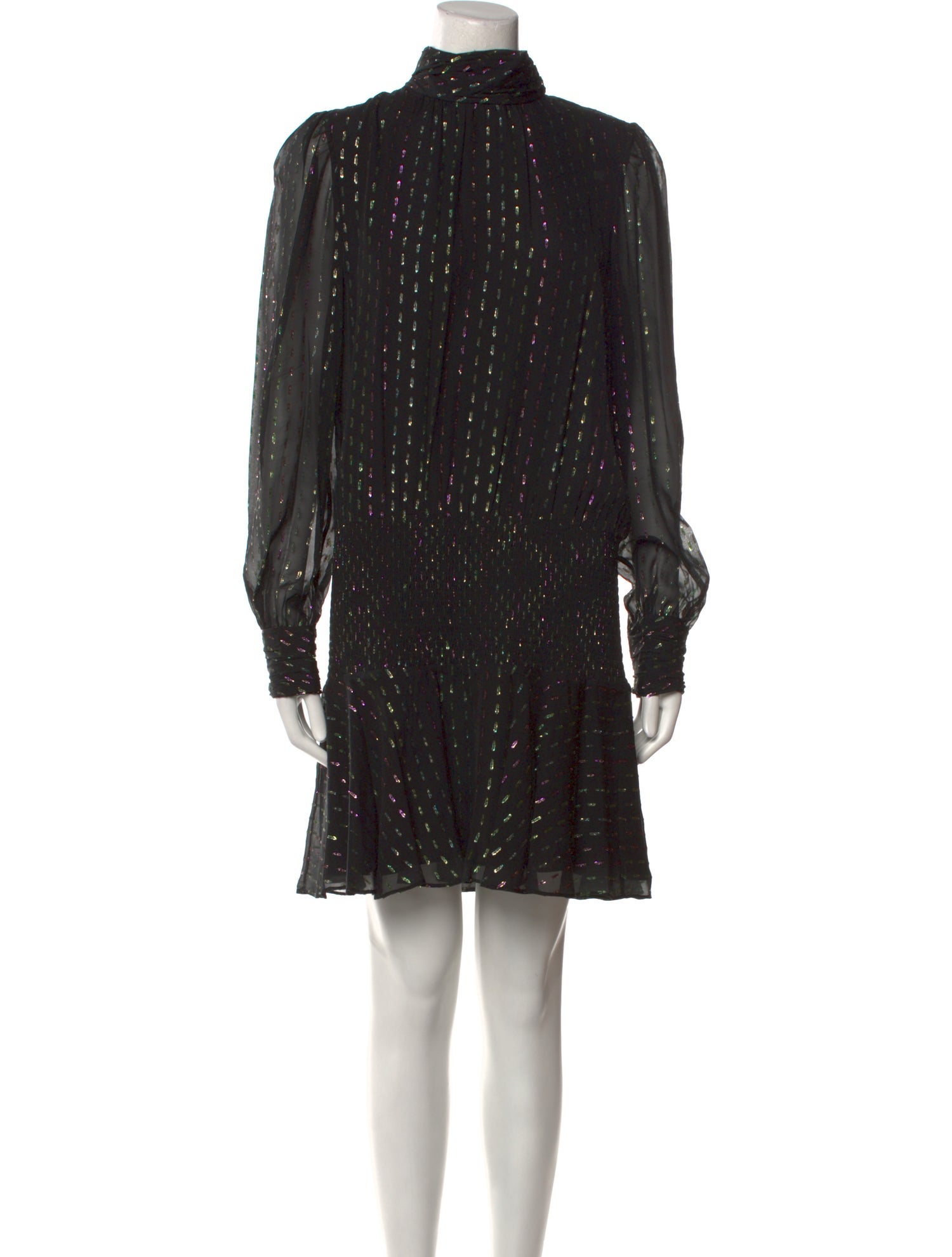 Monique Lhuillier Silk Knee-Length Dress