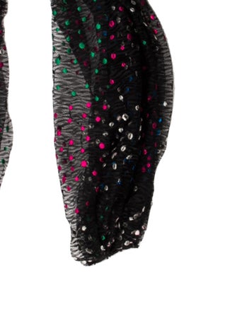 Monique Lhuillier Silk Floral Print Scarf