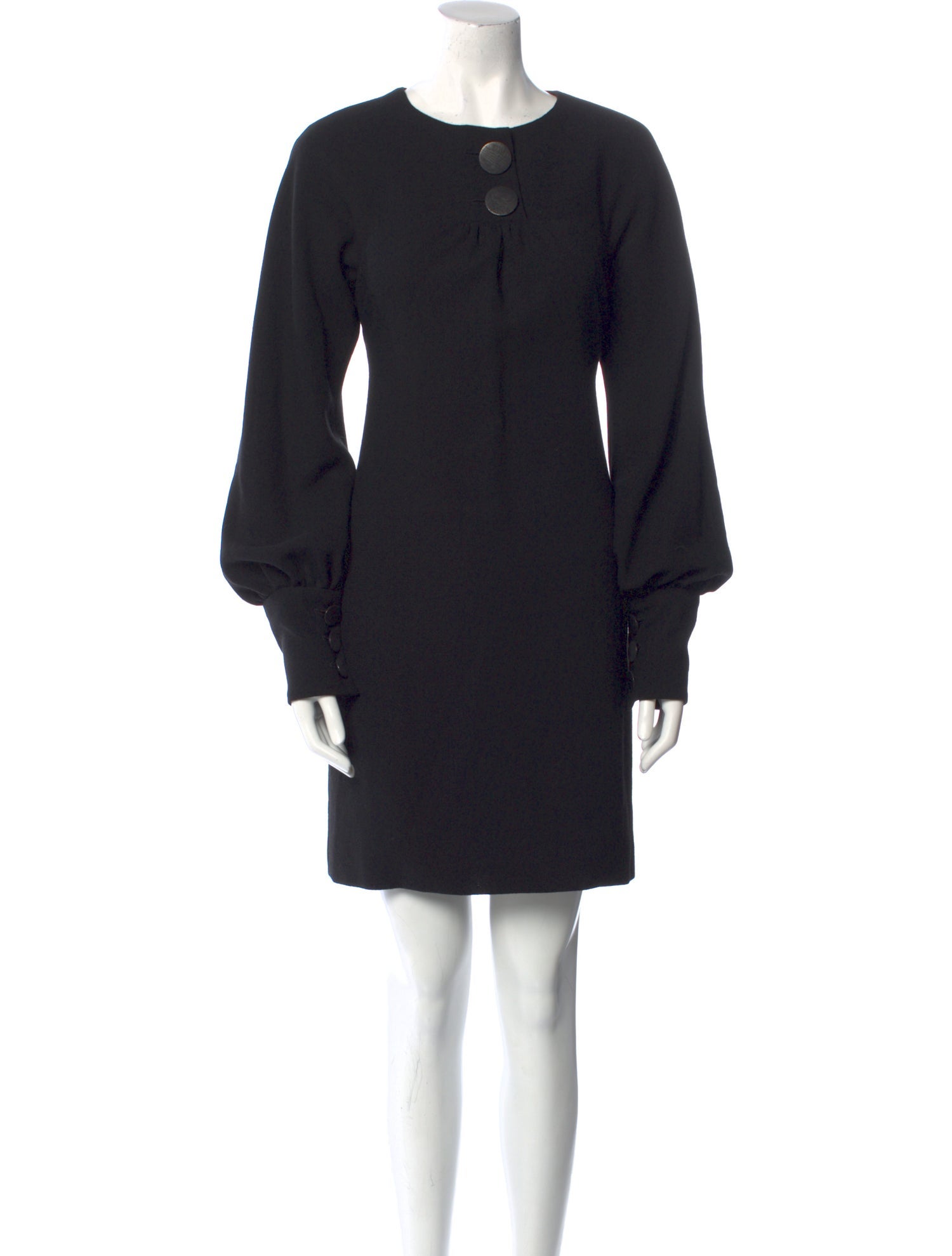 Monique Lhuillier Wool Mini Dress