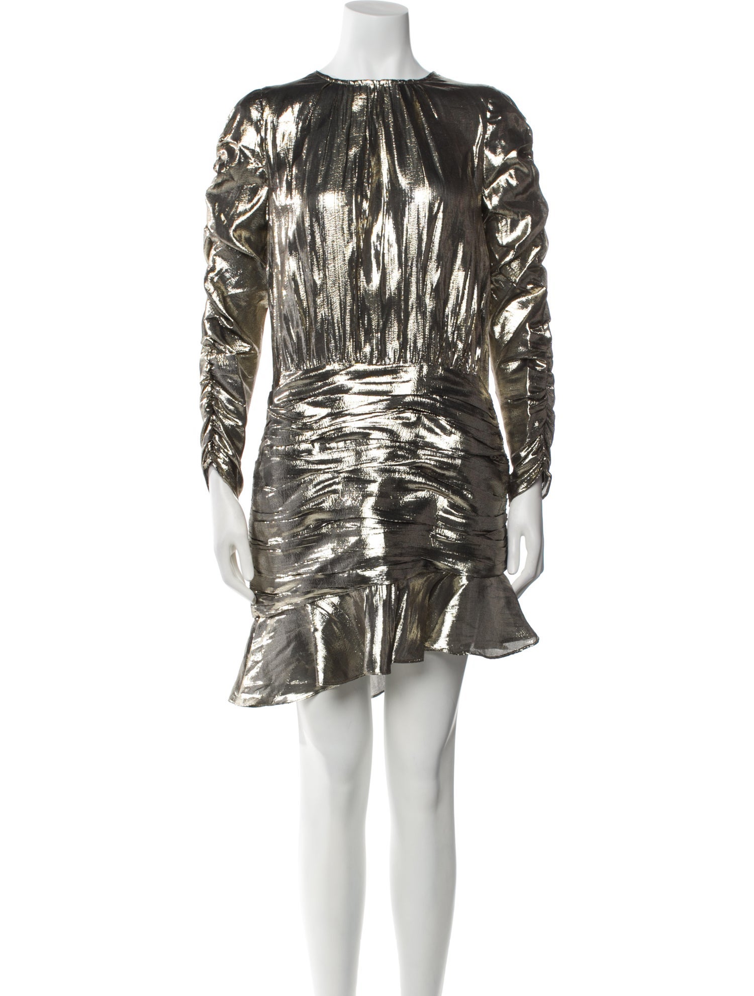 Monique Lhuillier Silk Mini Dress