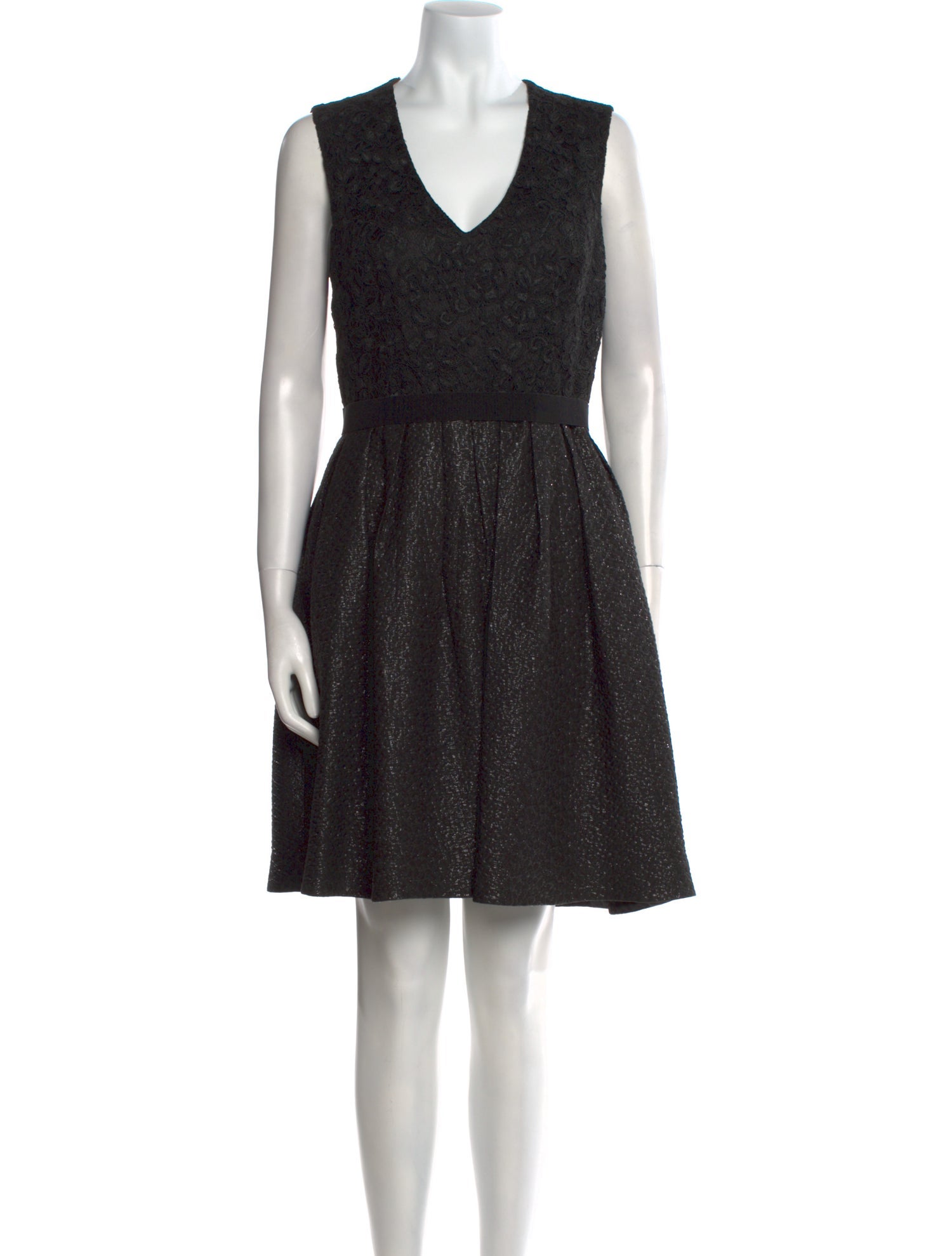 Monique Lhuillier Lace Pattern Knee-Length Dress