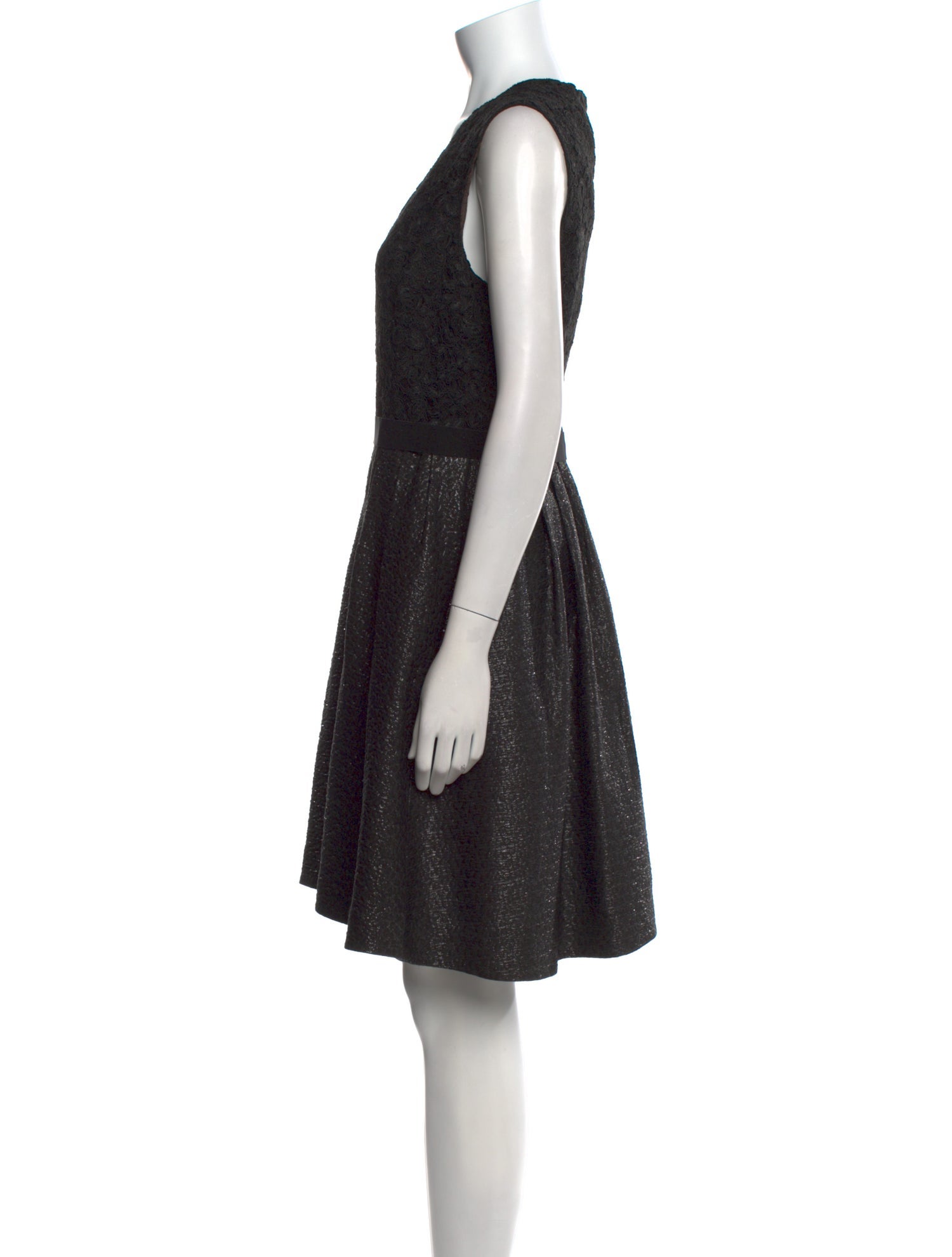 Monique Lhuillier Lace Pattern Knee-Length Dress