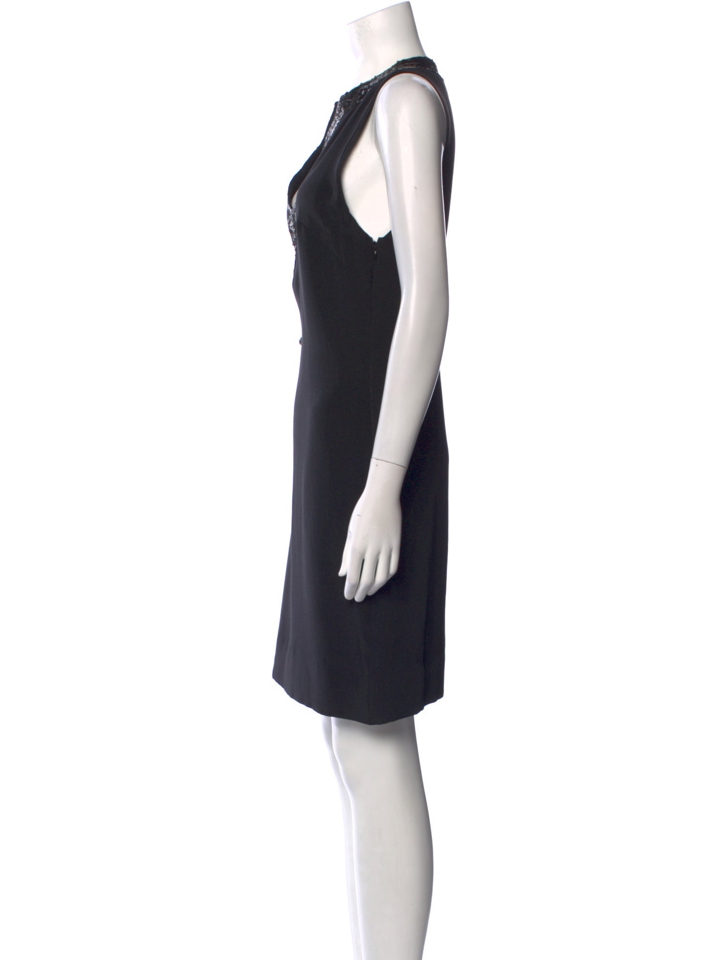 Monique Lhuillier Wool Knee-Length Dress