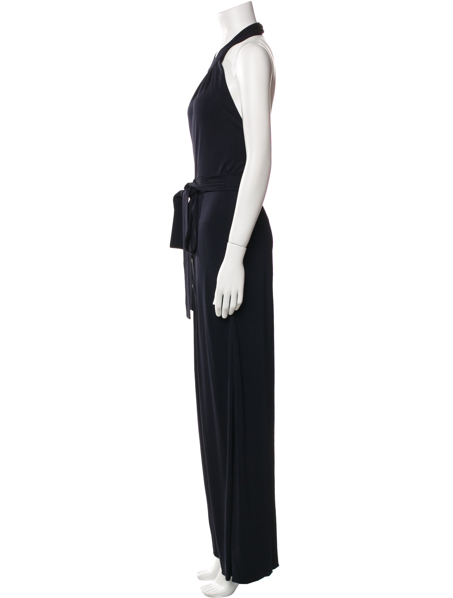 Monique Lhuillier Halterneck Jumpsuit