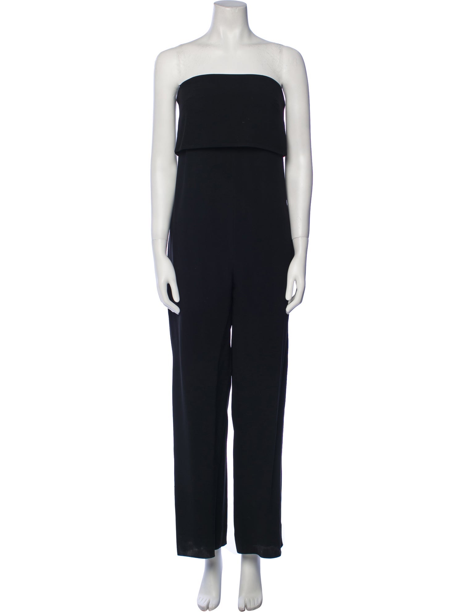 Monique Lhuillier Strapless Jumpsuit
