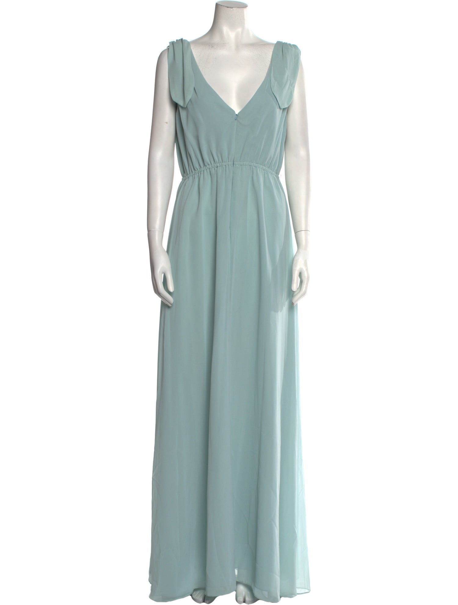 Monique Lhuillier V-Neck Long Dress w/ Tags