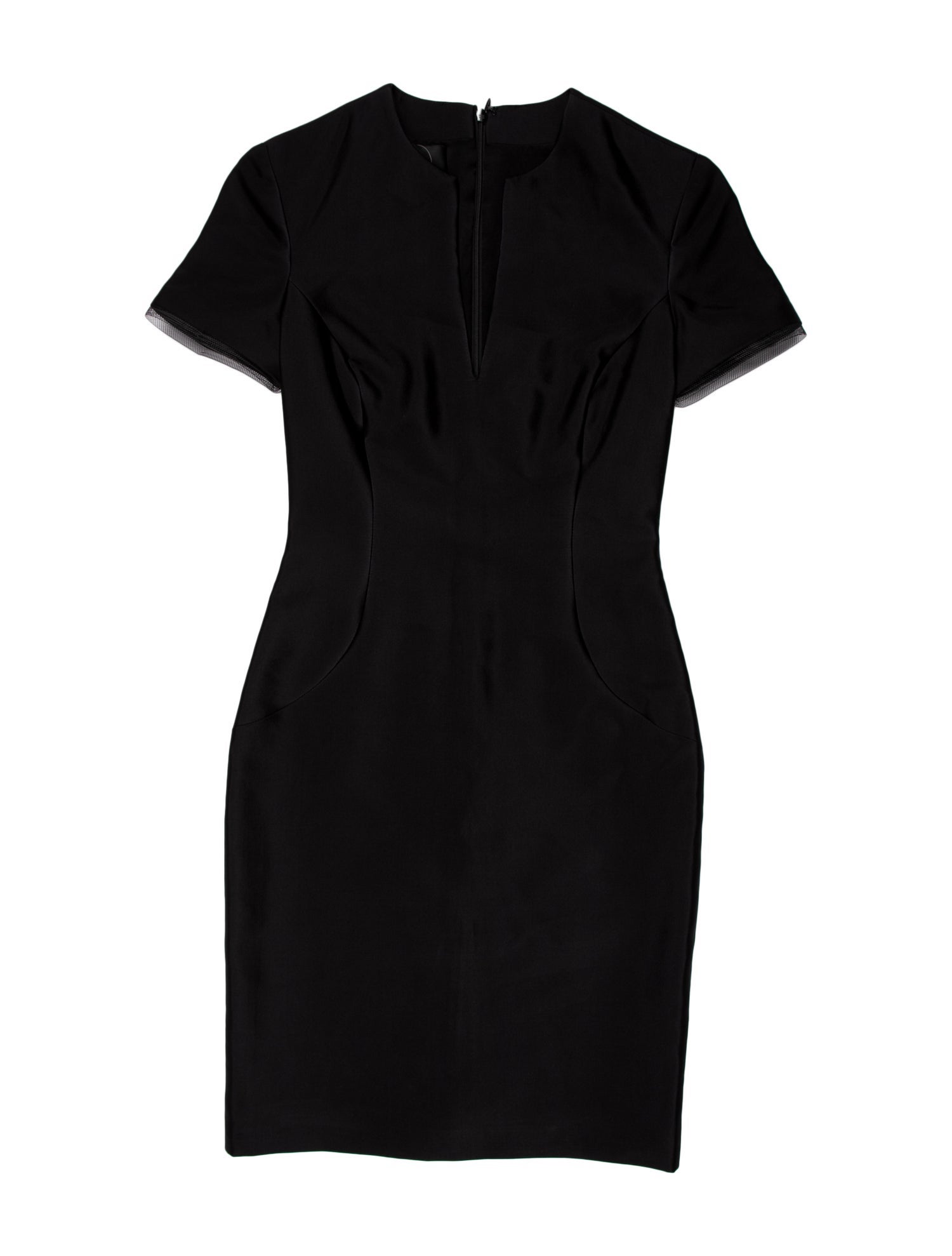 Monique Lhuillier Scoop Neck Mini Dress